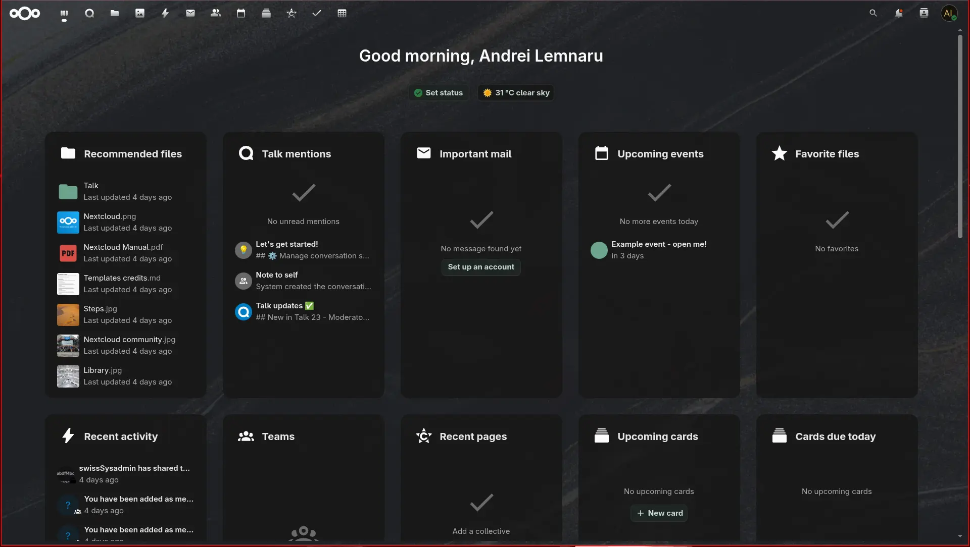 Dashboard